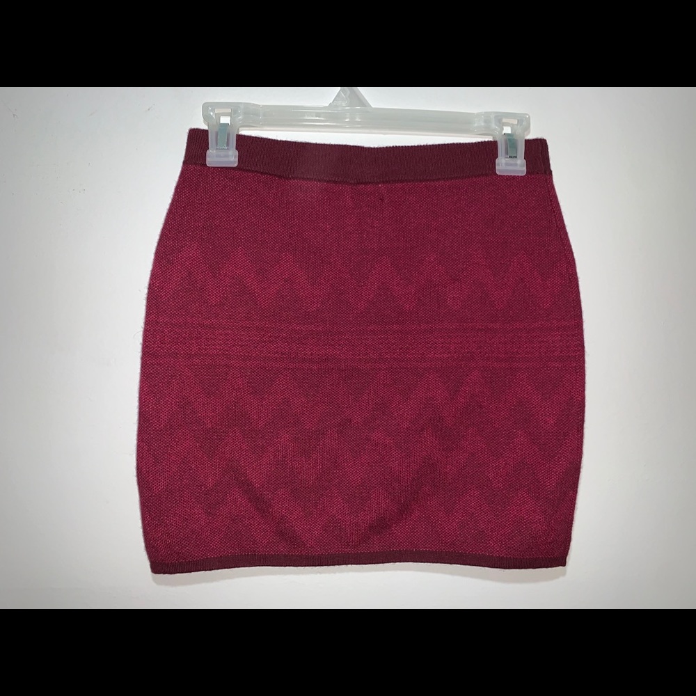 Sweater Mini Skirt